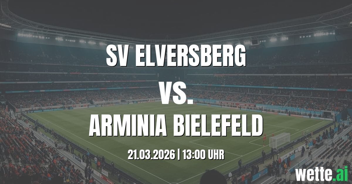 Prognose SV Elversberg gegen Arminia Bielefeld heute
